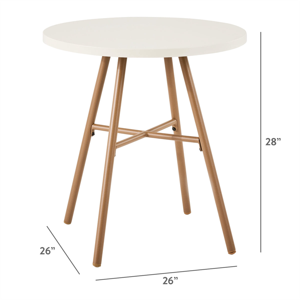 Velmora™ Lilah Outdoor Metal Bistro Table