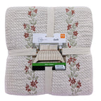 Velmora™ Heritage Floral Quilt, Terracotta Vines, Full/Queen