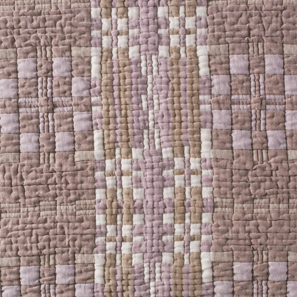Velmora™ Ivory Modern Mosaic Cotton Matelasse Reversible Quilt, King