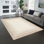 Velmora™ Transitional Ombre Border Tan Indoor Area Rug, 5 ft x 7 ft