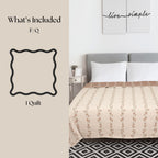 Velmora™ Heritage Floral Quilt, Terracotta Vines, Full/Queen