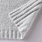 Velmora™ (2 pack) Cozy Knit Blanket, Light Grey, King
