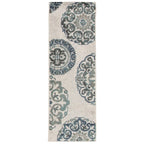 Velmora™ Teal Medallion 3 Piece Indoor Area Rug Set