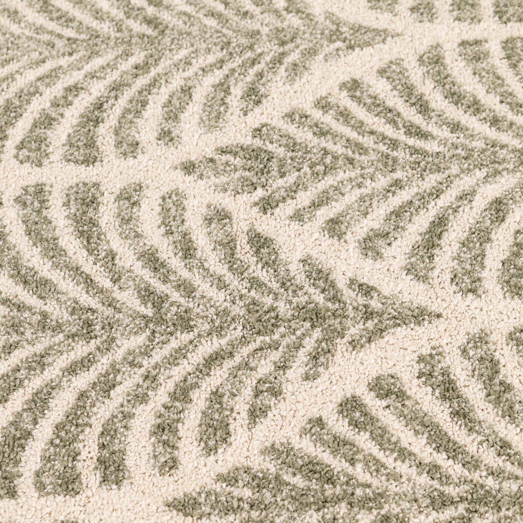 Velmora™ Palm Leaf Indoor Area Rug, Green/Ivory, 5 ft x 7 ft