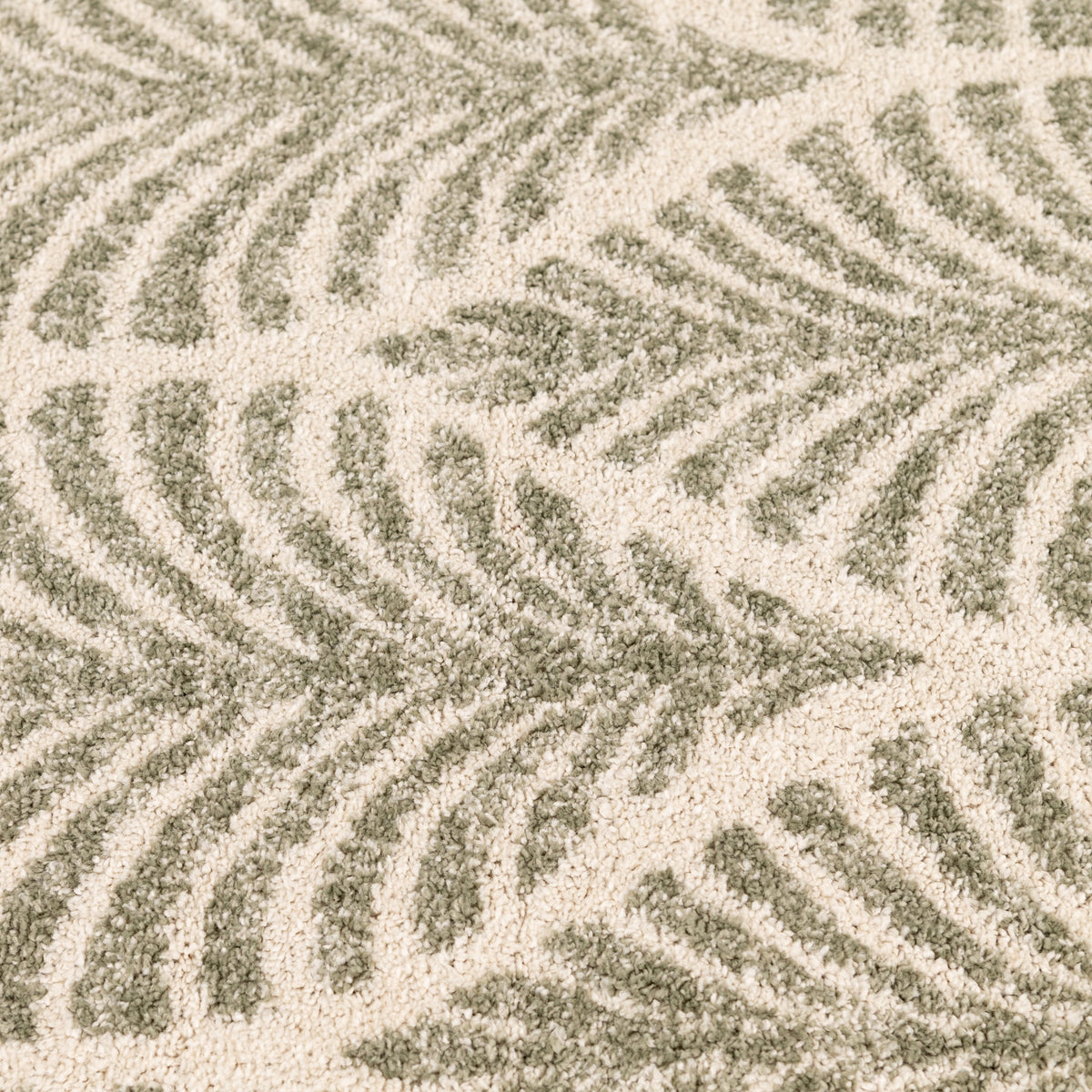 Velmora™ Palm Leaf Indoor Area Rug, Green/Ivory, 5 ft x 7 ft