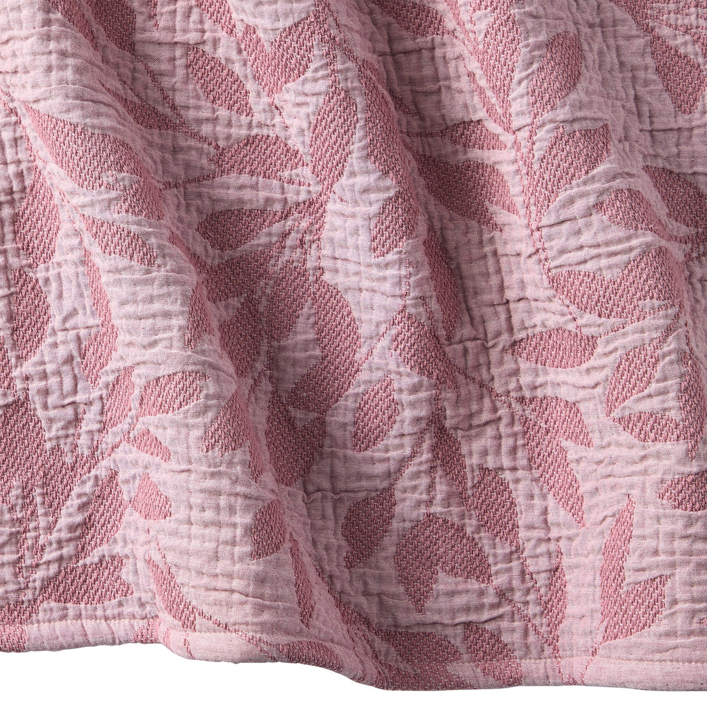 Velmora™ Violet Gem Botanical Double Cloth Cotton Quilt, Full/Queen