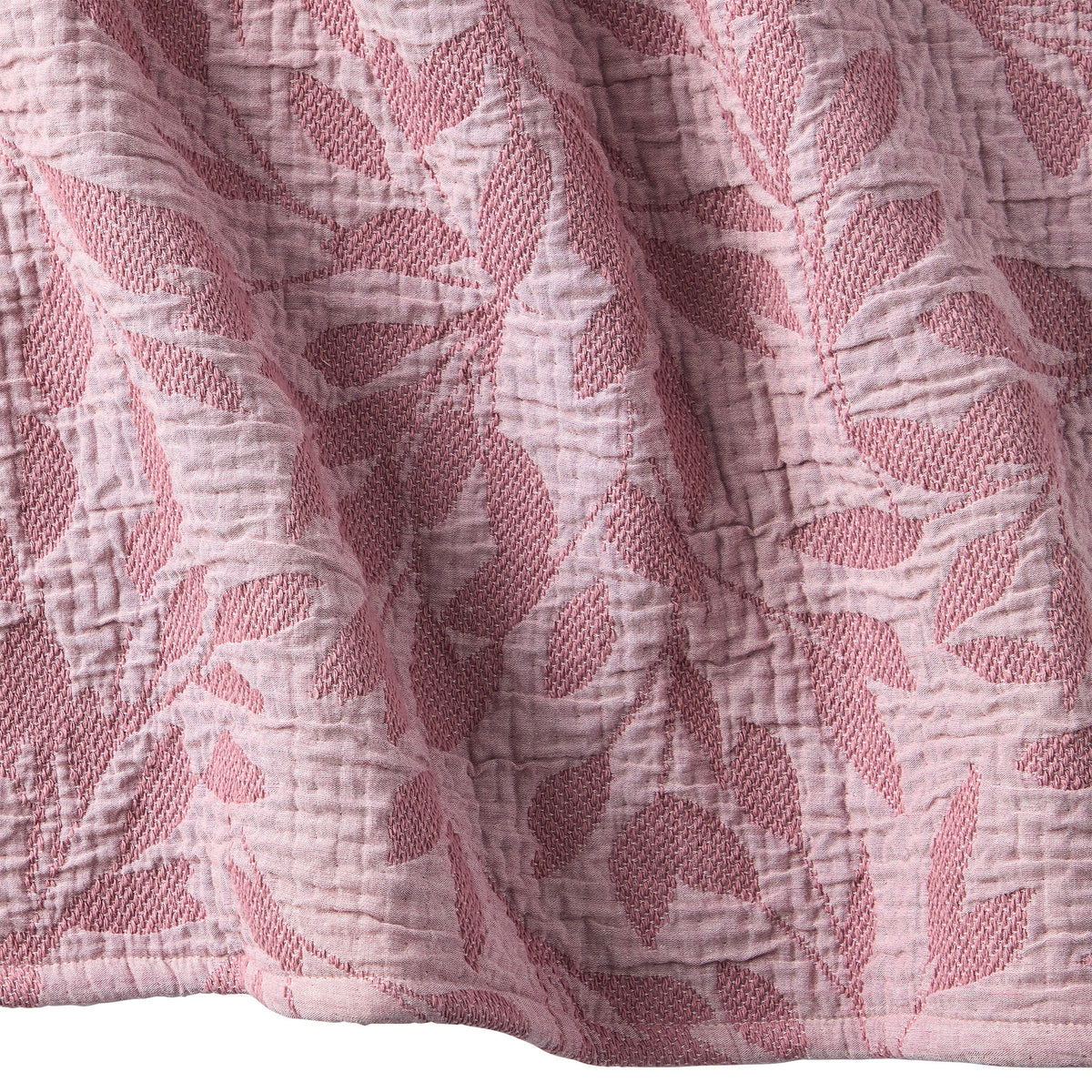 Velmora™ Violet Gem Botanical Double Cloth Cotton Quilt, Full/Queen
