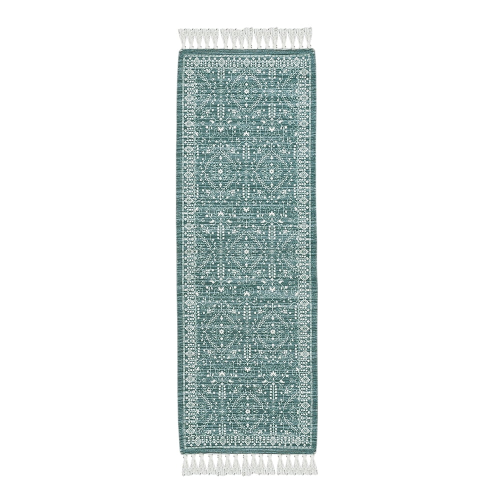 Velmora™ (4 pack) Wexford Vintage Indoor Runner Rug, Teal, 20” x 60”