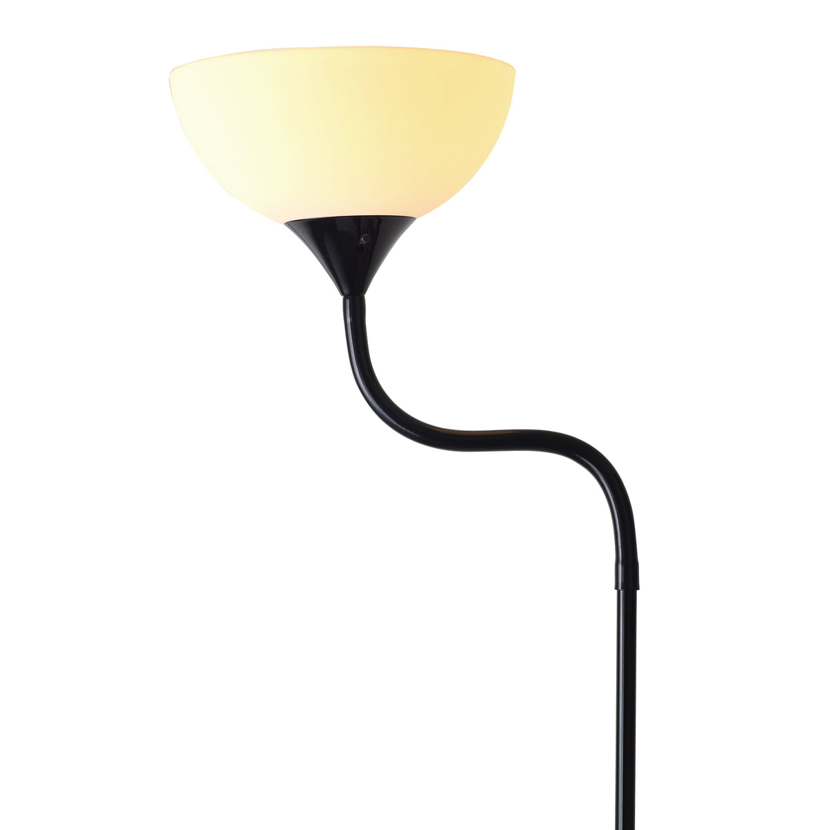 Velmora™ 71 in Black Gooseneck Floor Lamp with Flexible Neck