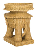 Velmora™ Balford Elephant Storage Accent Table with Tray Top, Natural