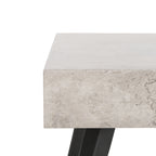 Velmora™ Cedric Rectangular Mid-Century Coffee Table, Light Grey