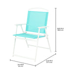 Velmora™ Albany Lane 3-Piece Bistro Set, Aqua