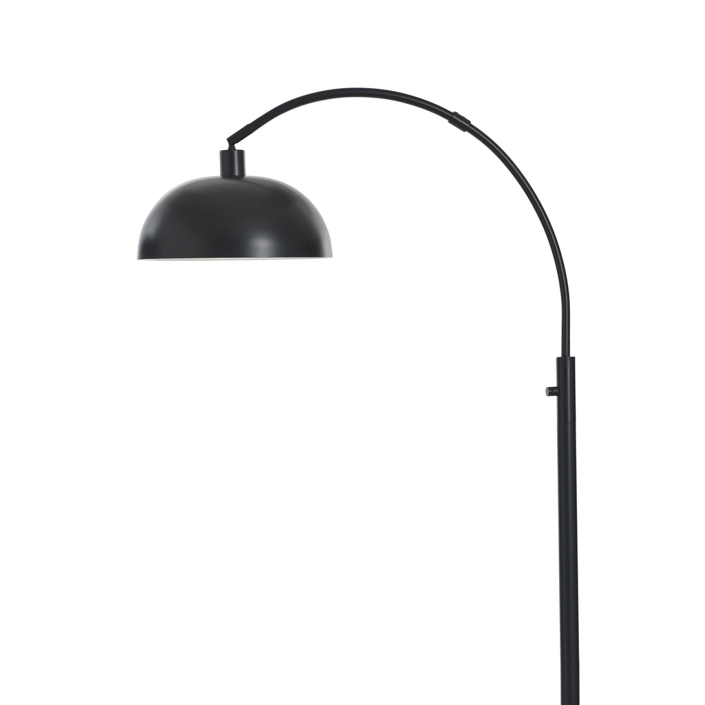 Velmora™ Black Finish Arch Dome Floor Lamp