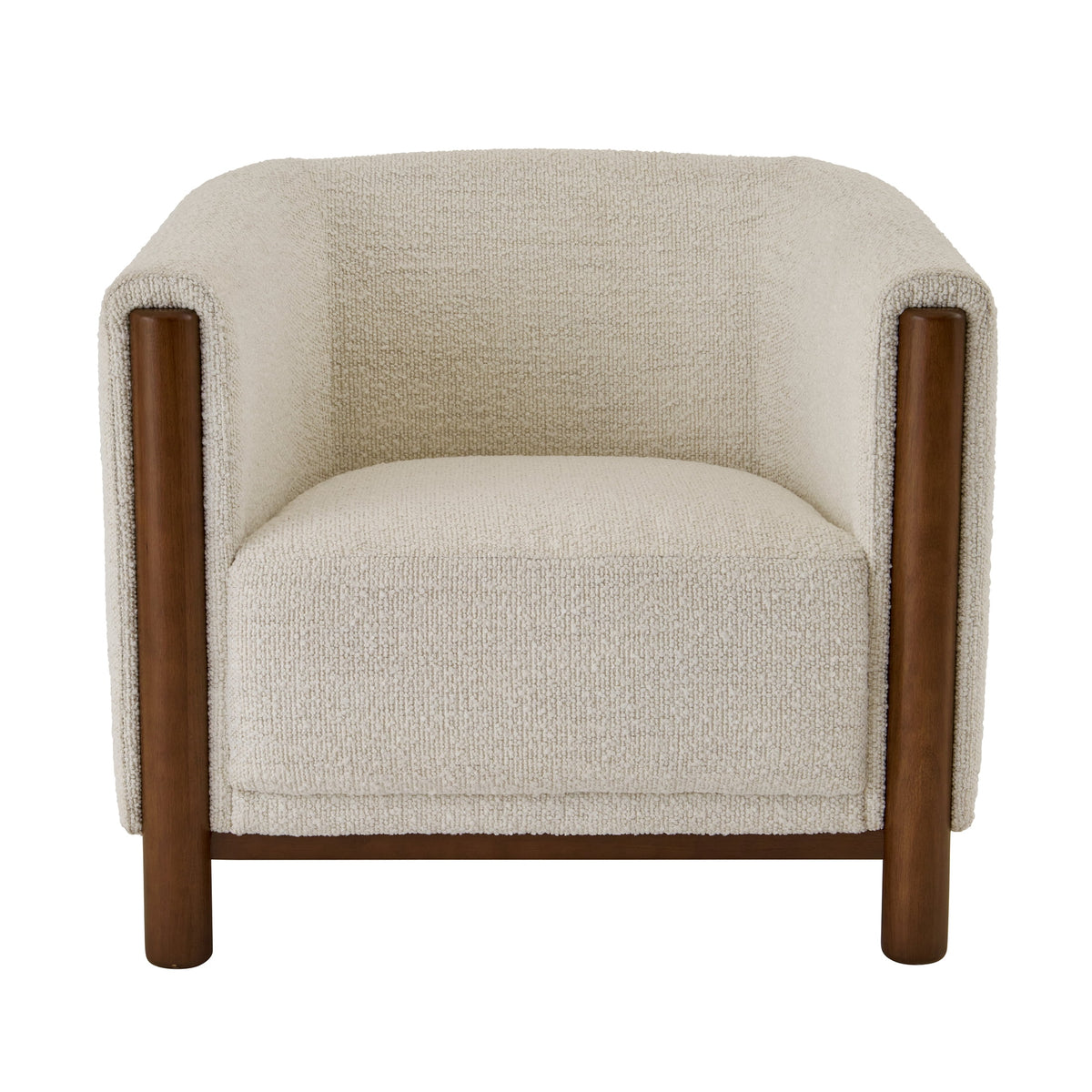Velmora™ Adlin Accent Chair, Cream Boucle