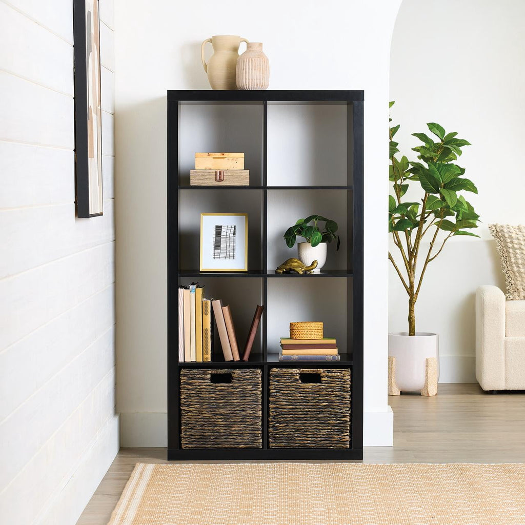 Velmora™ 8 Cube Storage Organizer, Solid Black