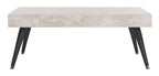 Velmora™ Cedric Rectangular Mid-Century Coffee Table, Light Grey