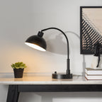 Velmora™ Black Finish Arch Dome Table Lamp