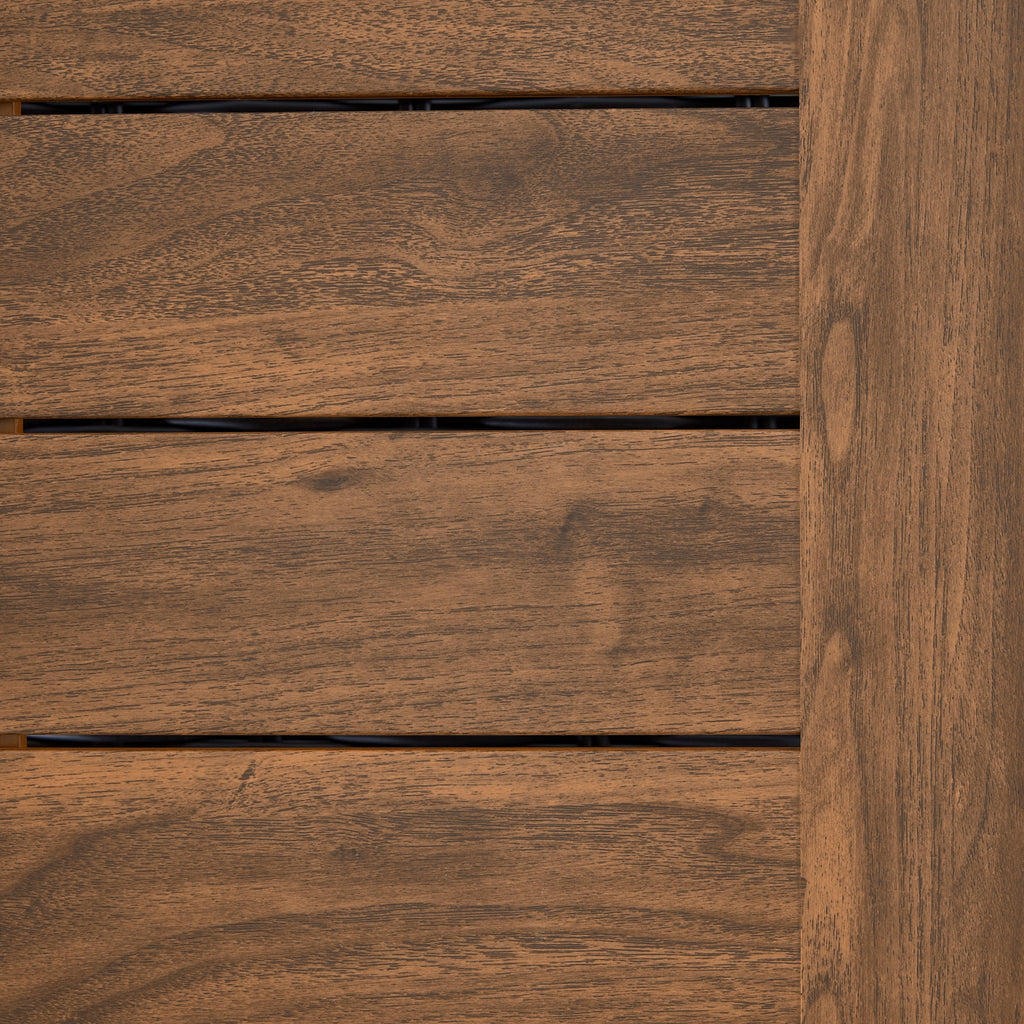 Velmora™ Bellamy Table, Dark Brown Wicker