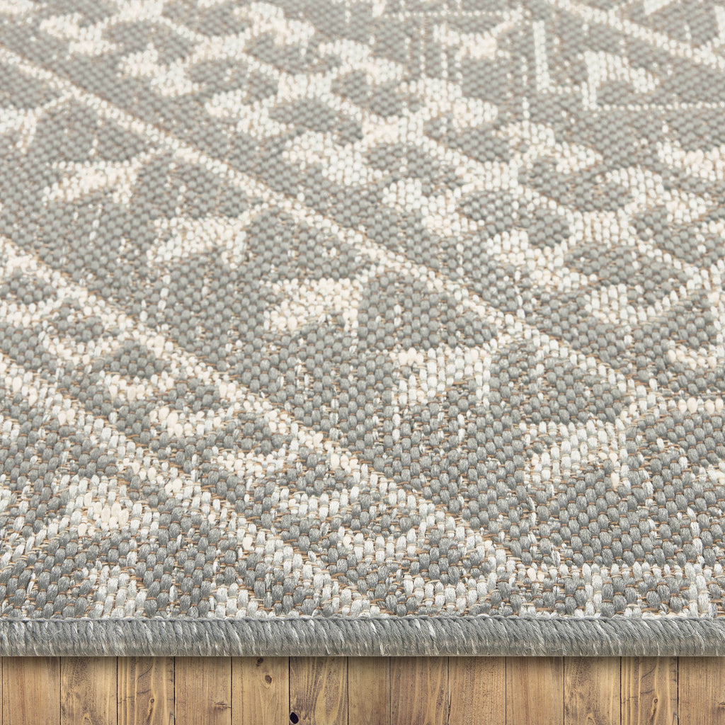 Velmora™ (2 pack) 7 x 10 Gray Medallion Outdoor Rug