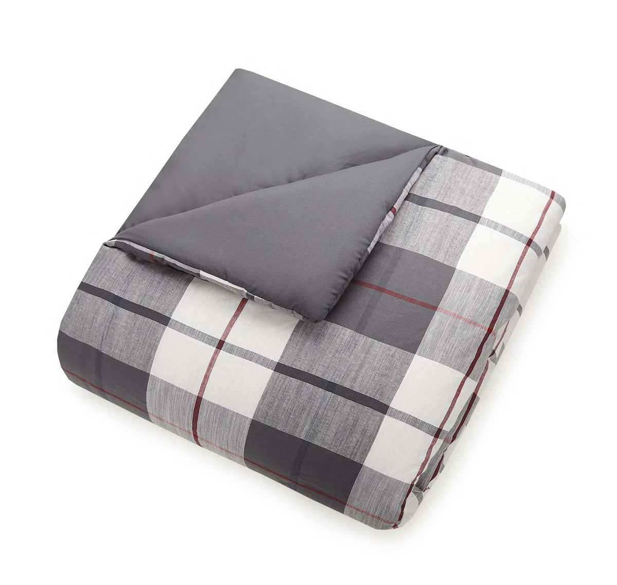 Velmora™ Homestead Plaid 3-piece Comforter Set,Green, Full/Queen