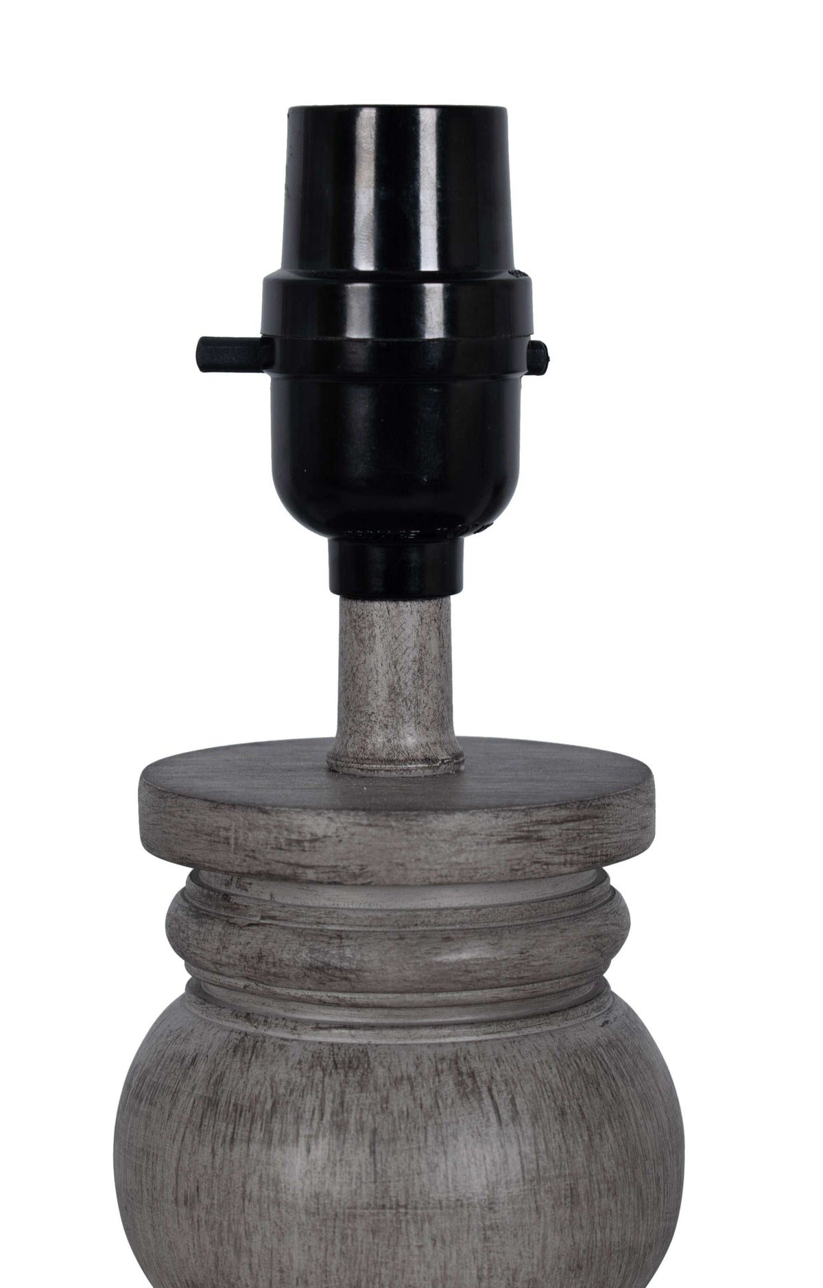 Velmora™ (4 pack) 12.75 in Mini Table Lamp, Weathered Wood Finish, Polyresin, White Shade