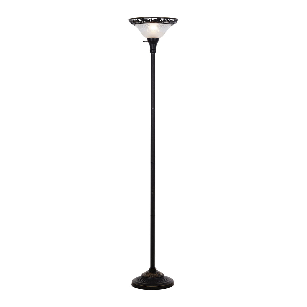 Velmora™ Traditional Bronze Victorian Floor Lamp 70"