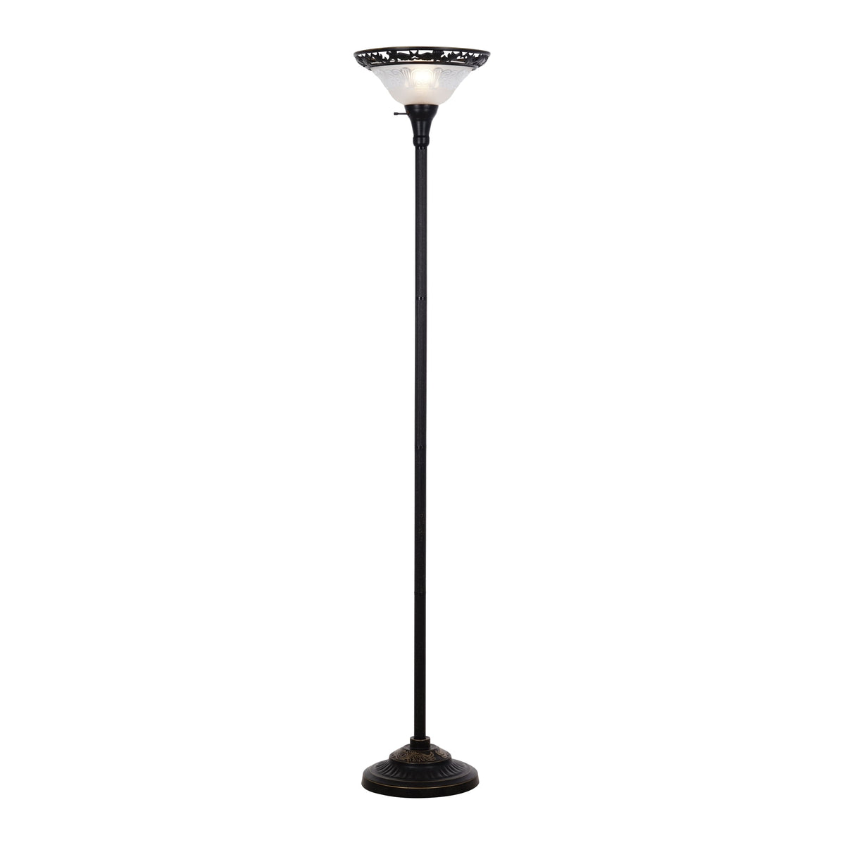 Velmora™ Traditional Bronze Victorian Floor Lamp 70"