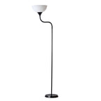 Velmora™ 71 in Black Gooseneck Floor Lamp with Flexible Neck