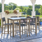 Velmora™ Tarren 5-Piece High Dining Set, Black