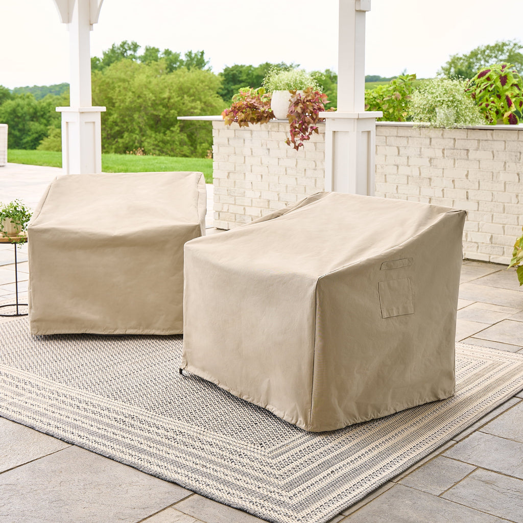 Velmora™ Rockport Club Swivel Chairs, Brown, 2 Pack