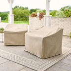 Velmora™ Rockport Club Swivel Chairs, Brown, 2 Pack