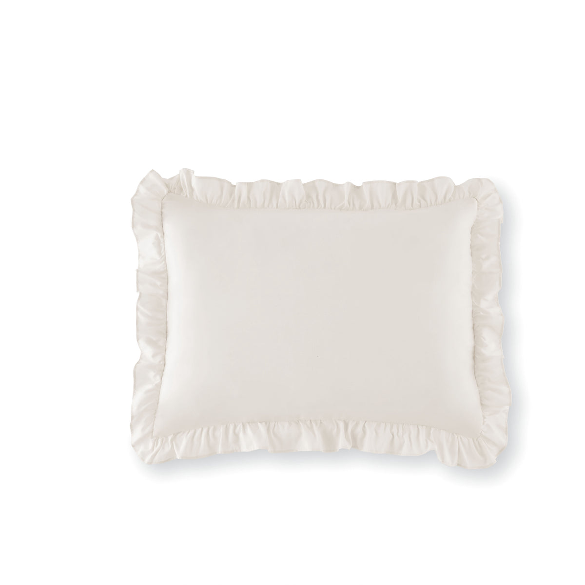 Velmora™ Reversible 8-Piece Bed-in-a-Bag Comforter and Sheet Set, Twin/Twin-XL, Cream Ruffle