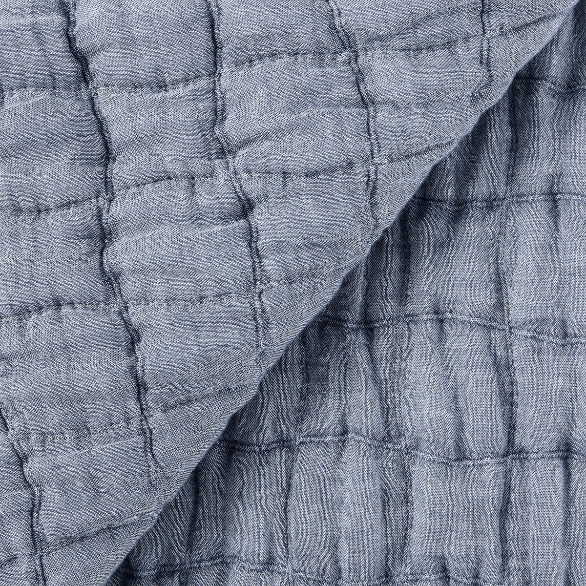 Velmora™ Check Matelasse Quilt, Washed Indigo, Full/Queen