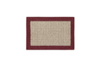 Velmora™ Faux Sisal Red Border Indoor Area Rug Set, 3 Piece