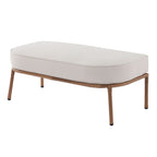 Velmora™ Willow Sage All-Weather Wicker Outdoor Loveseat and Ottoman Set, Beige