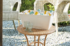 Velmora™ Beverage Tub, Vanilla White Rectangle, 21.96" L x 14.96" W x 10" H