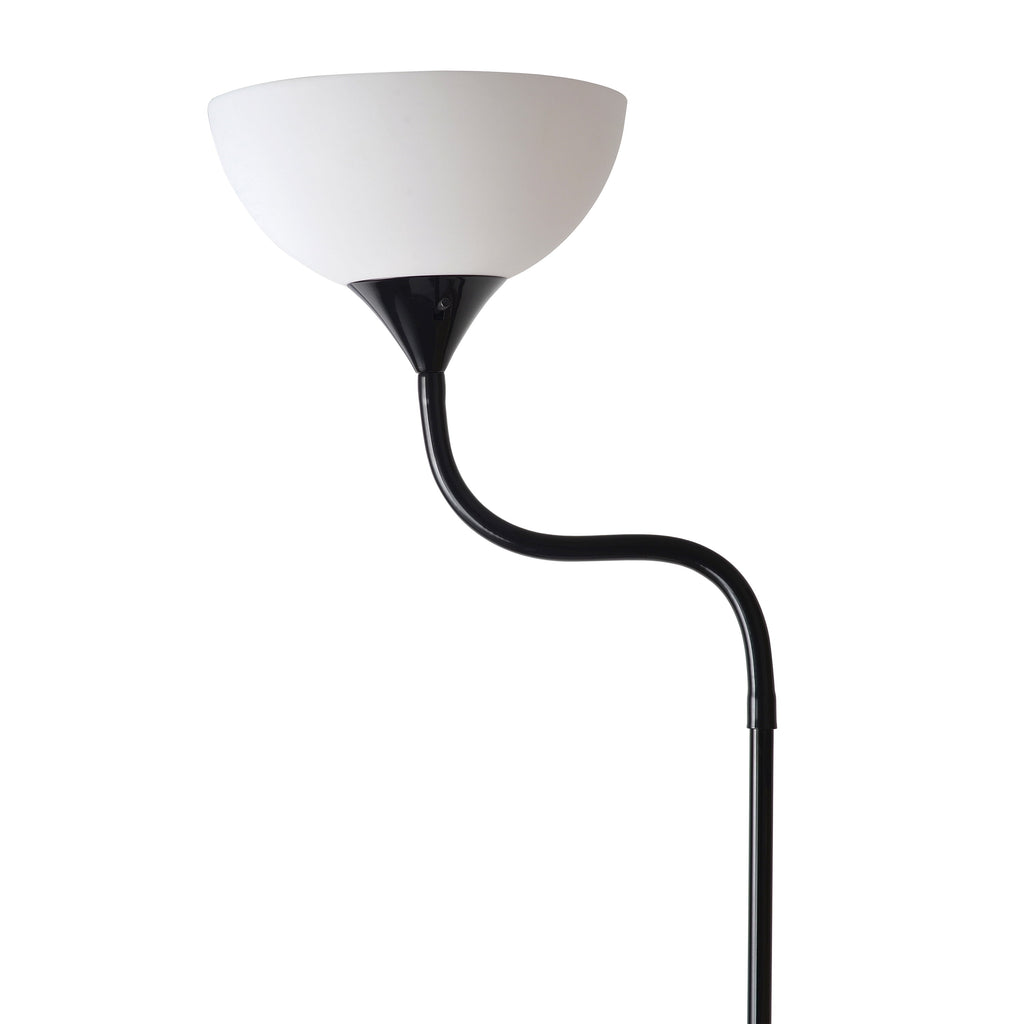 Velmora™ 71 in Black Gooseneck Floor Lamp with Flexible Neck