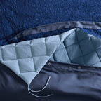 Velmora™ Down Alternative Comforter, Full/Queen - Blue, Reversible