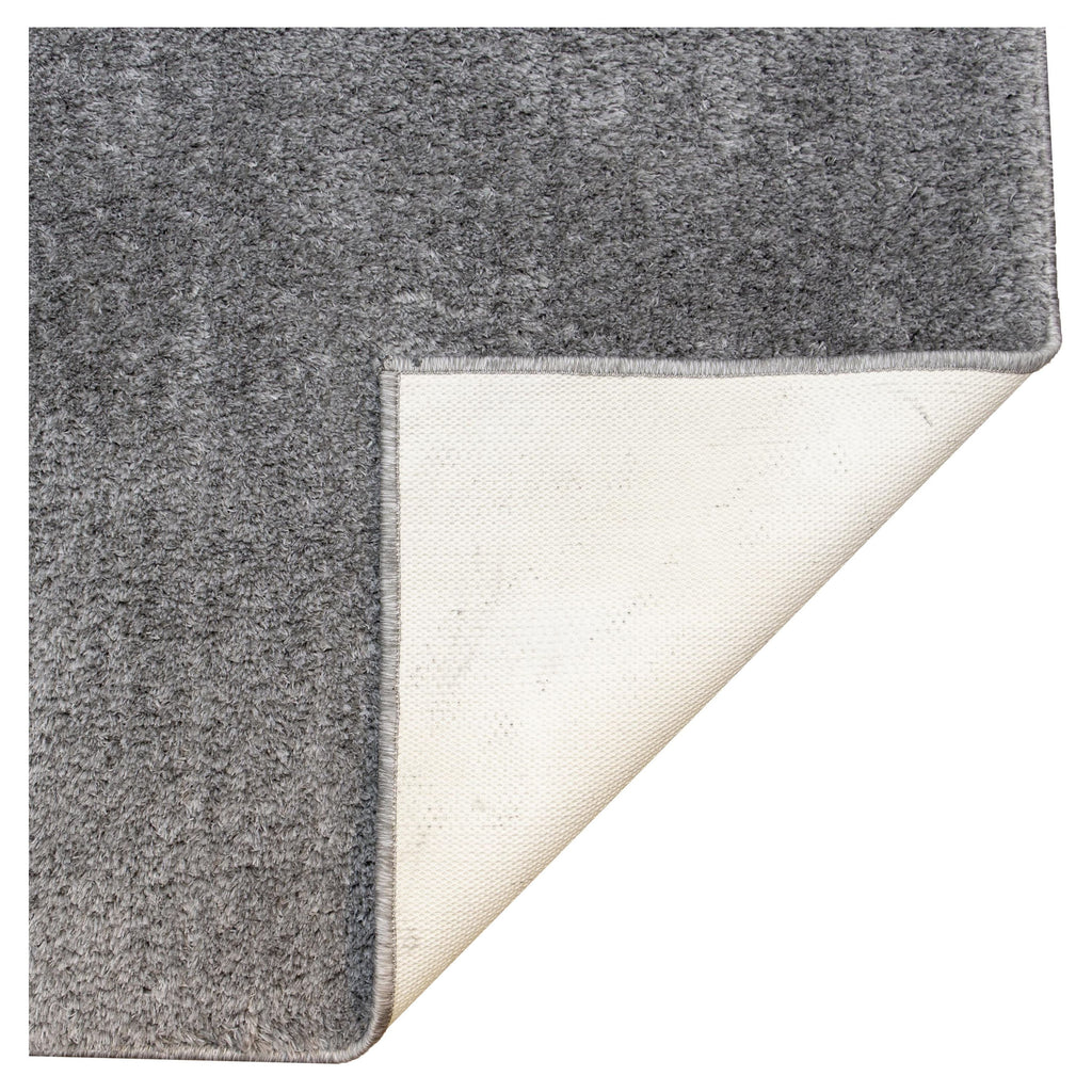 Velmora™ Gray Plush Shag Area Rug, 5' x 7'