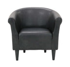 Velmora™ Marlee Barrel Accent Chair, Sedona Black