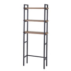 Velmora™ Jace 3-Shelf over-the-Toilet Storage Shelf with Black Frame and Oak Shelves