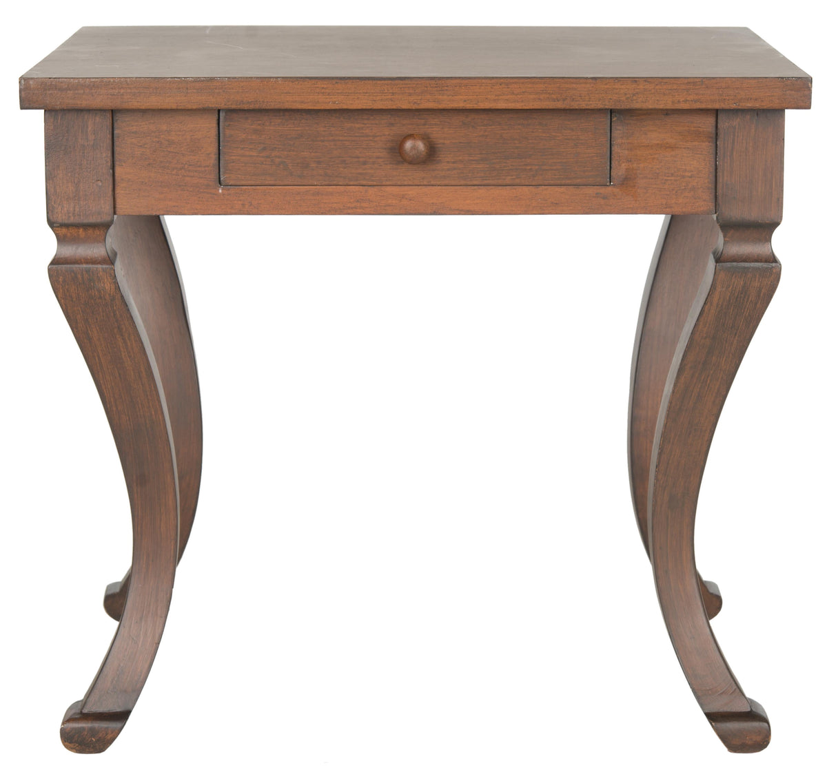 Velmora™ Colman Traditional One Drawer Storage Side Table, Brown
