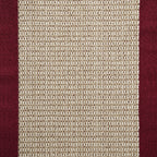 Velmora™ Faux Sisal Red Border Indoor Area Rug Set, 3 Piece