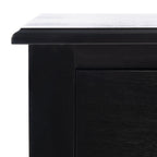 Velmora™ Athena Solid 1 Drawer Accent Table, Black