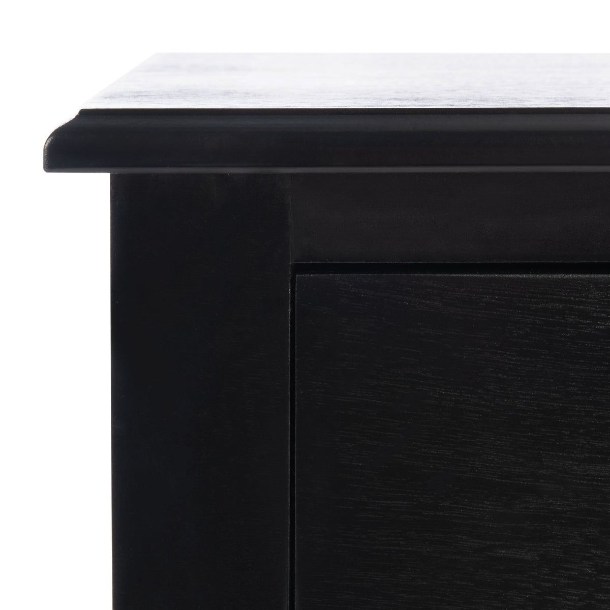 Velmora™ Athena Solid 1 Drawer Accent Table, Black