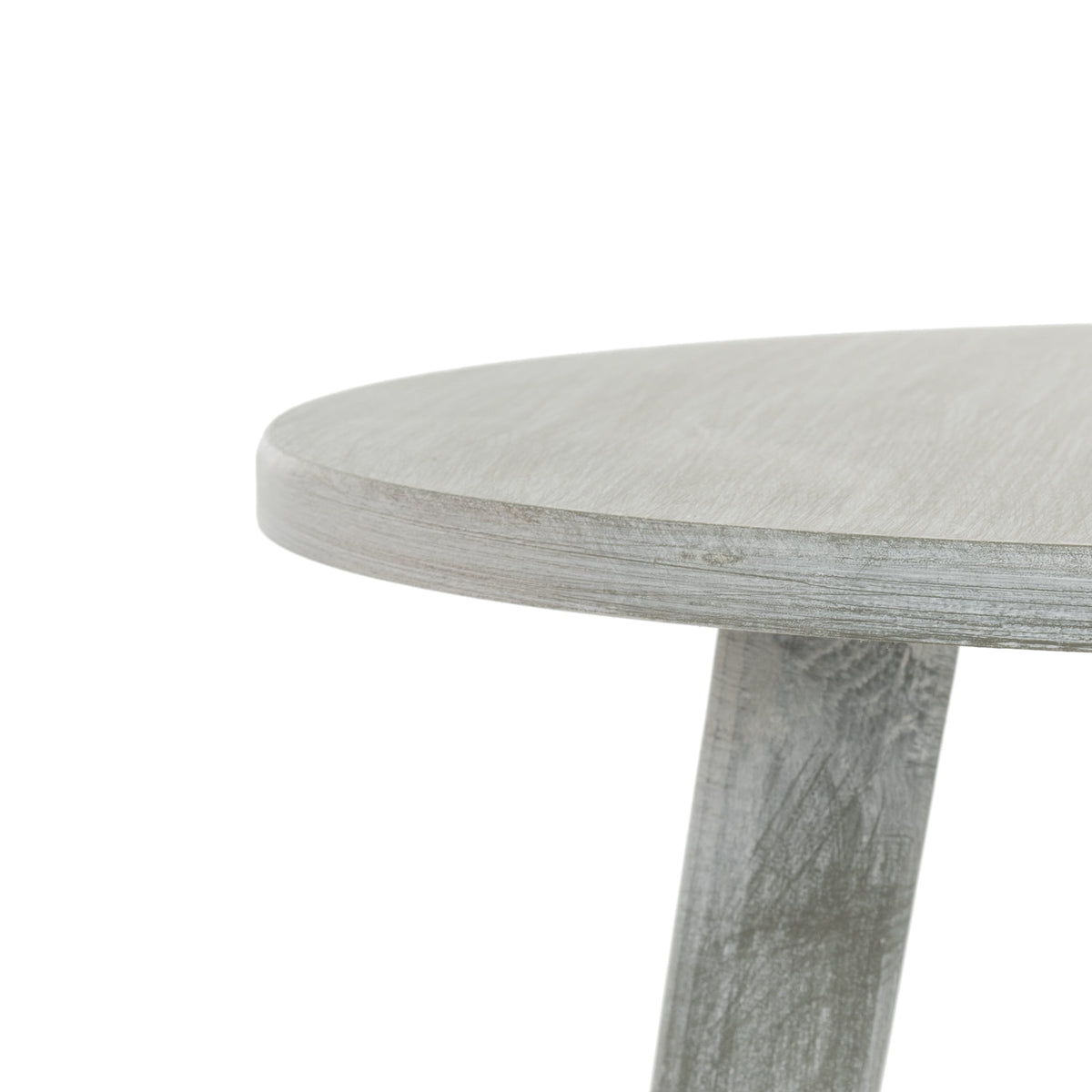Velmora™ Orion Round 3-Leg Casual Accent Table, Slate Grey