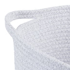 Velmora™ Cotton Rope Rectangle Tote Bin, Elephant Crochet