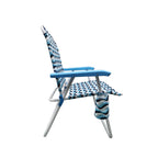 Velmora™ Oversize Fabric Chair, Blue Wave