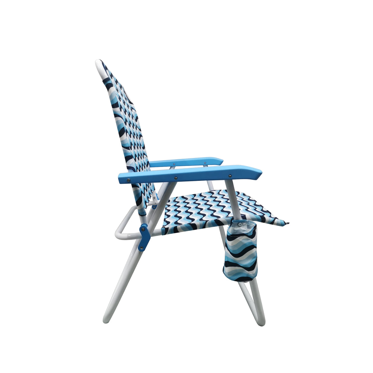Velmora™ Oversize Fabric Chair, Blue Wave