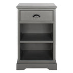 Velmora™ Griffin One Drawer Side Table Grey